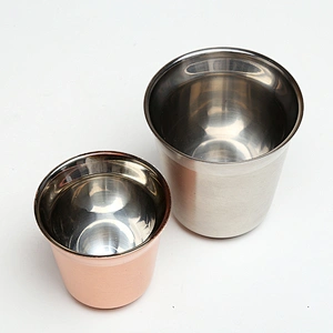 Hibour 18/8 stainless steel cute printed coffee mug