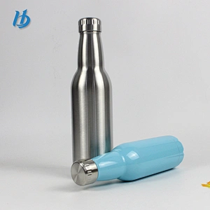 Fashionable vacuum insulated water bottle,thermal cola shaped bottle wholesale