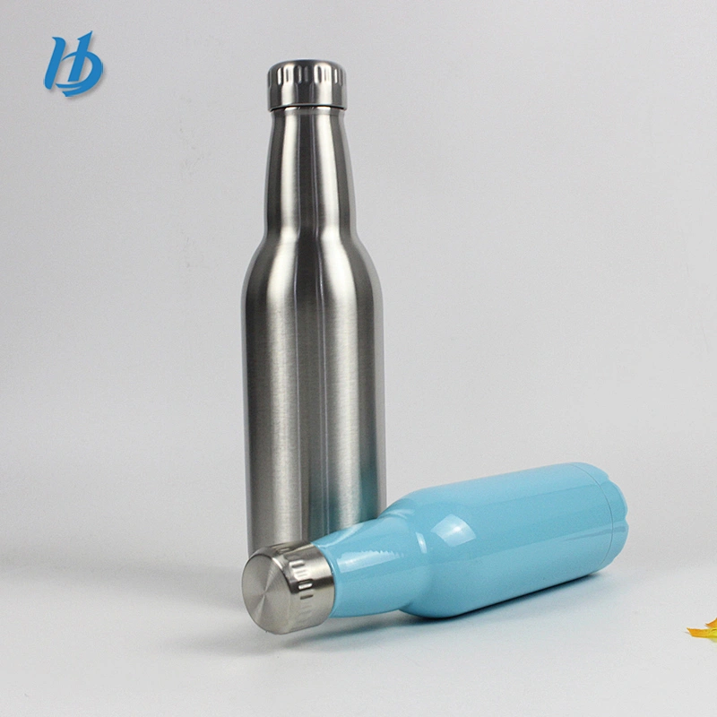 Fashionable vacuum insulated water bottle,thermal cola shaped bottle wholesale