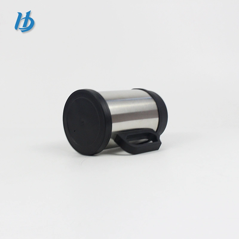 Travel mug stainless steel mug double wall silver color customized logo