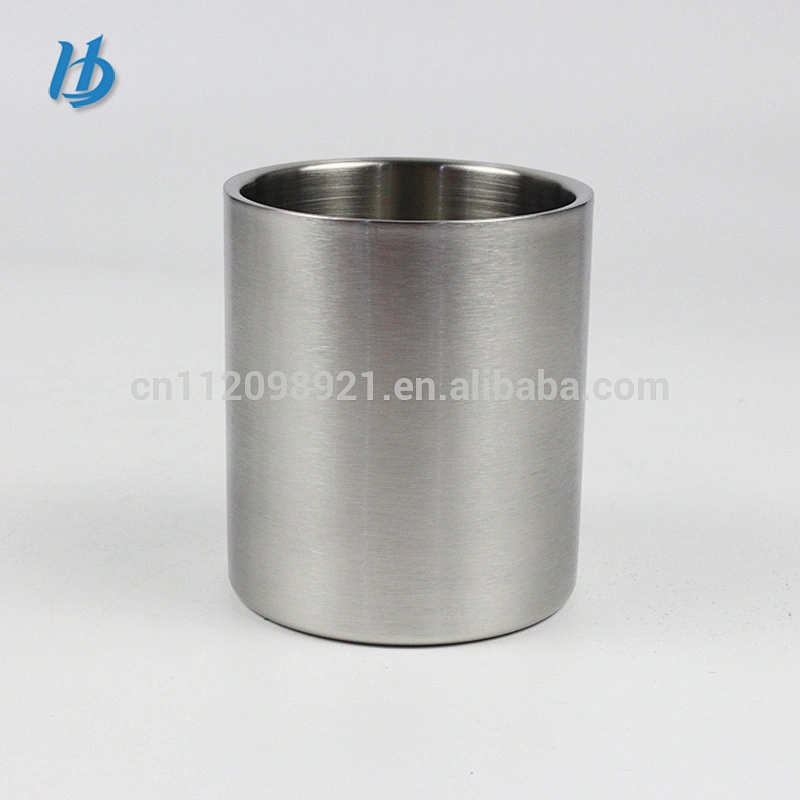 Wholesale stainless steel travel mug,double wall coffee beer mug with two handle