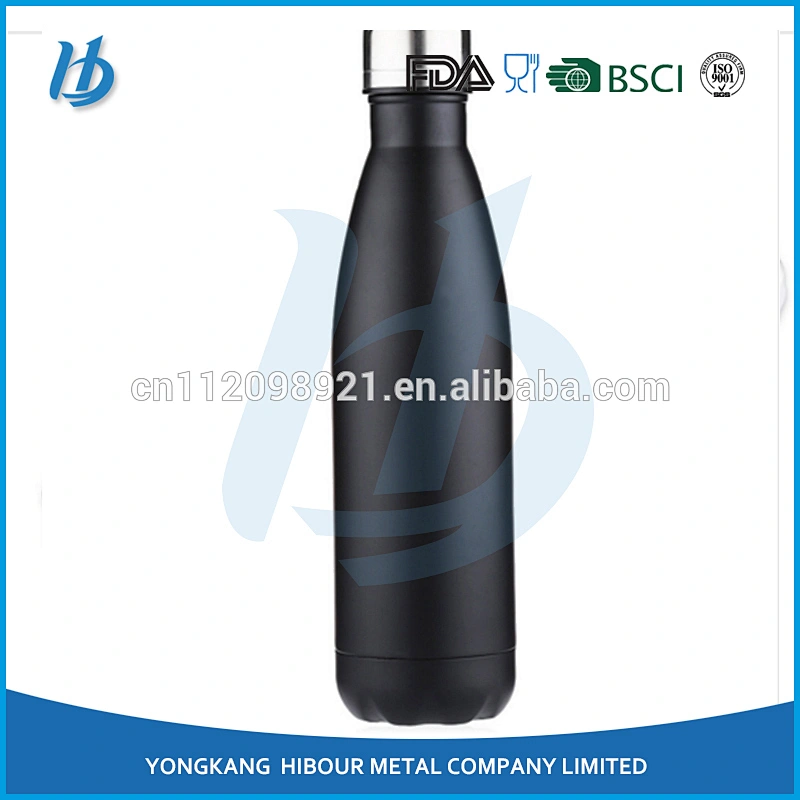 cola shaped stainless steel thermos bottle vacuum bottle, stainless steel vacuum flask