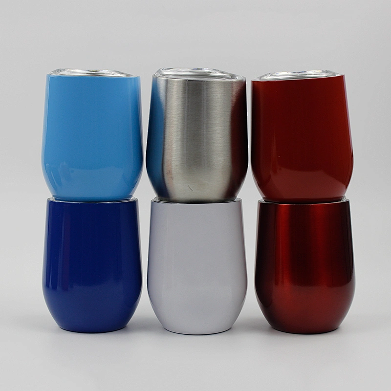 hot selling   stainless steel insulated wine glass  thermal glass  etched wine glass wholesale