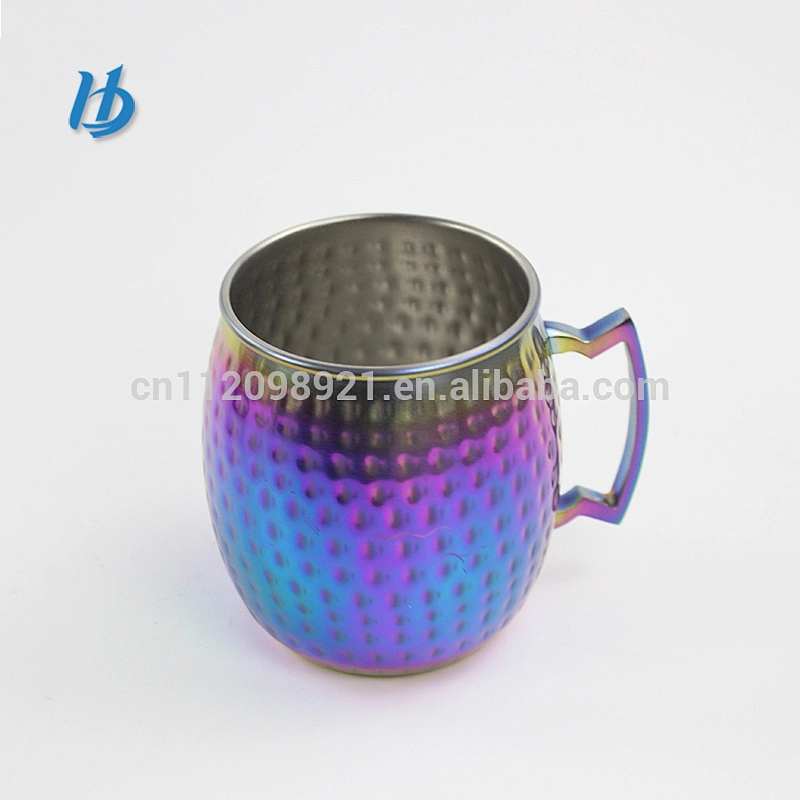 Personalized coffee mug ,stainless steel plated copper glass with handle wholesale