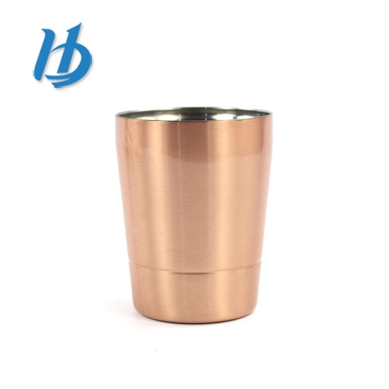Foldable coffee mug,double wall steel travel mug 8oz insulated mug wholesale
