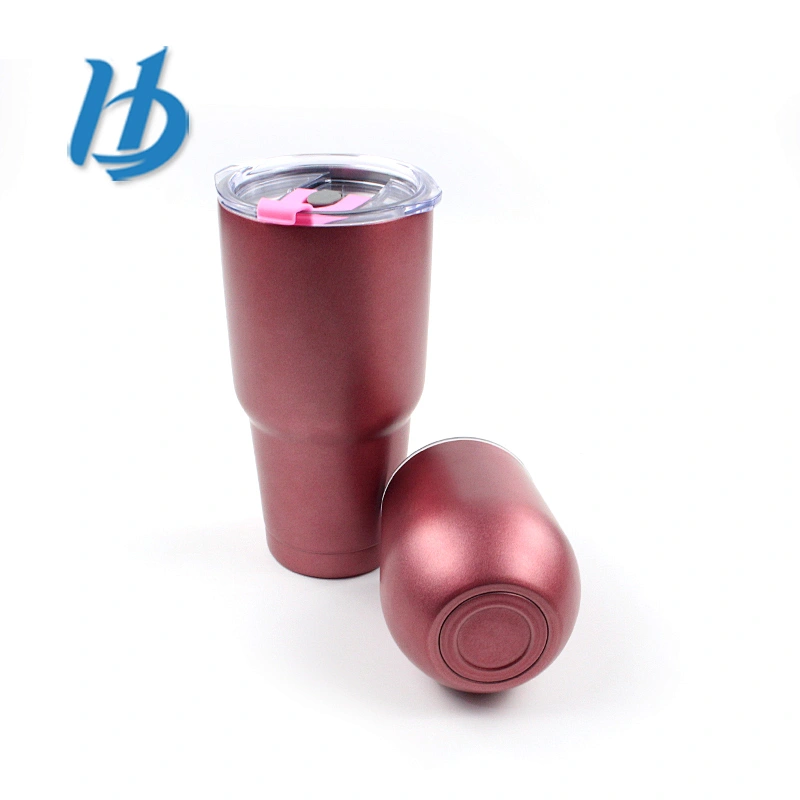HIBOUR wholesale new premium wholesale 30oz stainless steel rose gold tumbler with lid