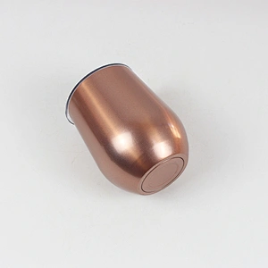 double wall stainless steel vacuum wine cups with lid fashionable beer mug coffee mug milk cup with good quality