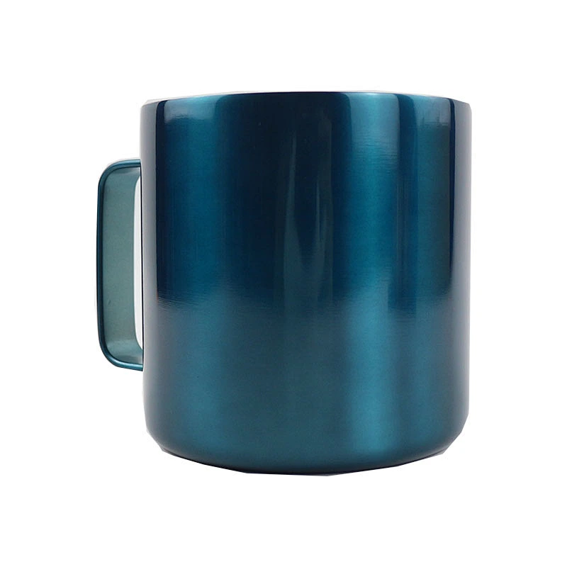 Custom logo and color printed mug stainless steel double wall vacuum mug warmer