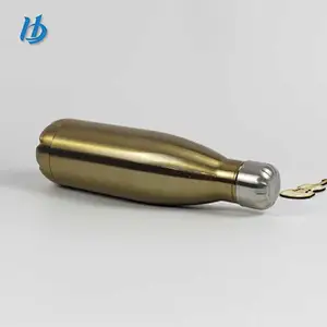 Yongkang Bulk Buying Custom Stainless Steel Protein Shaker Drinking Water Bottles With Gold Color
