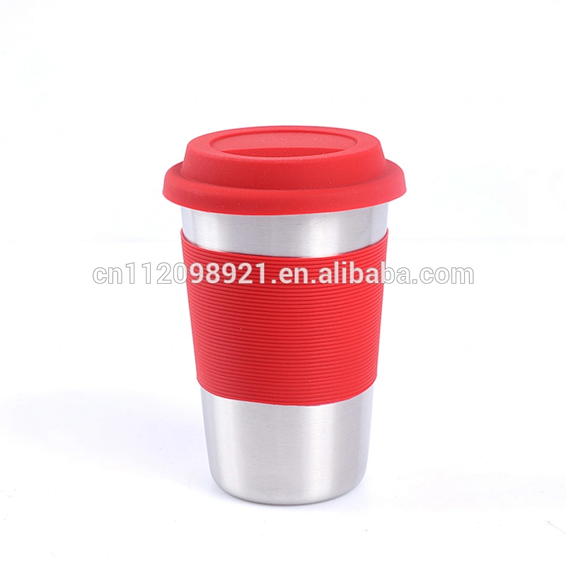 Amazon hot selling Wholesale single wall stainless steel cups coffee cup customized logo color