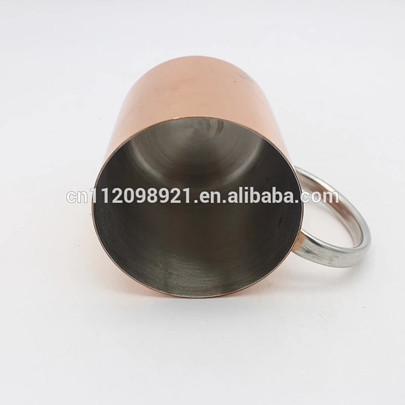 Popular wholesale stainless steel double wall insulated coffee mug copper plated mugs