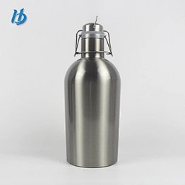 64oz Stainless Steel Beer Growler, Swing Top Insulated Beer Growler,Beer Bottle