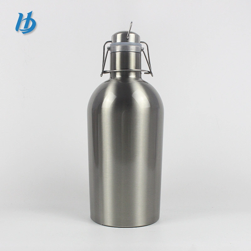 64oz Stainless Steel Beer Growler, Swing Top Insulated Beer Growler,Beer Bottle