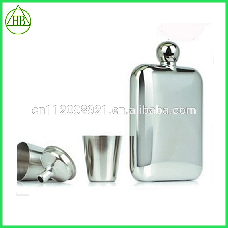 Four 30ml Steel Cups Mens Hip Flask Travel Gift hip flask stainless steel sets