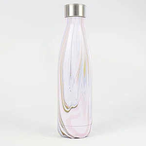 Customized Cola Shaped Stainless Steel Water Bottles with Water Transfer Printing