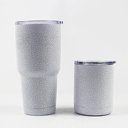 Stainless Steel Double Wall Powder Coated 30oz/ 10oz Auto Mug Set