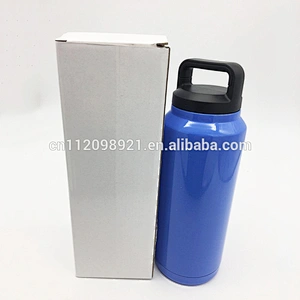 Hibour Blue Flask Stainless Steel water bottle insulated