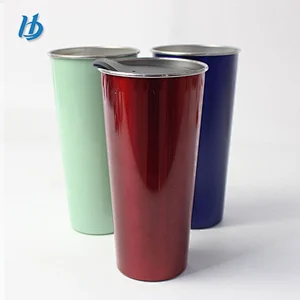 Eco-friendly fashional cheap disposable stainless steel beer cup coffee cups