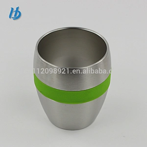Metal stemless stainless steel wine glass,9OZ customized cup wholesale