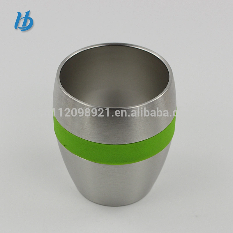 Metal stemless stainless steel wine glass,9OZ customized cup wholesale