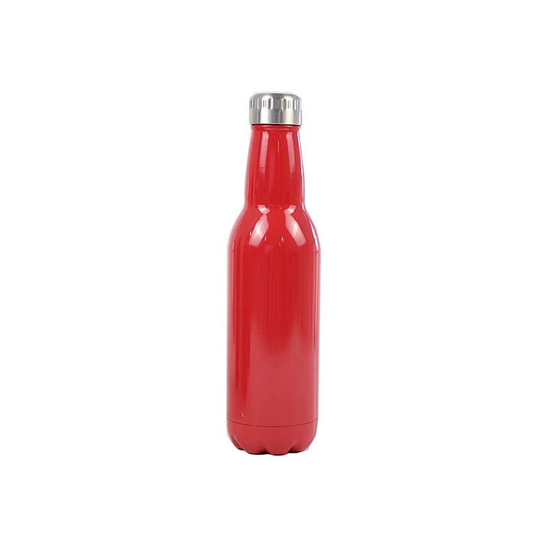 Custom Insulated Double Walled Stainless Steel Cola Shaped Bottle