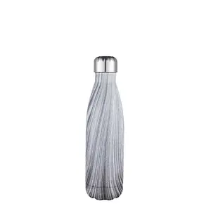 2019 hot selling customized drinkware cola stainless steel insulated vacuum water bottle  with cup brush