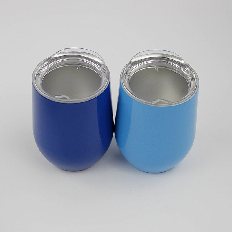 thermal glass for wine 12 oz stainless steel insulated stemless wine glass tumblers