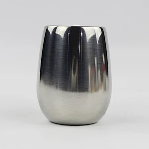 Hot selling stainless steel stemless wine glasses cardboard gift boxes for wine glass