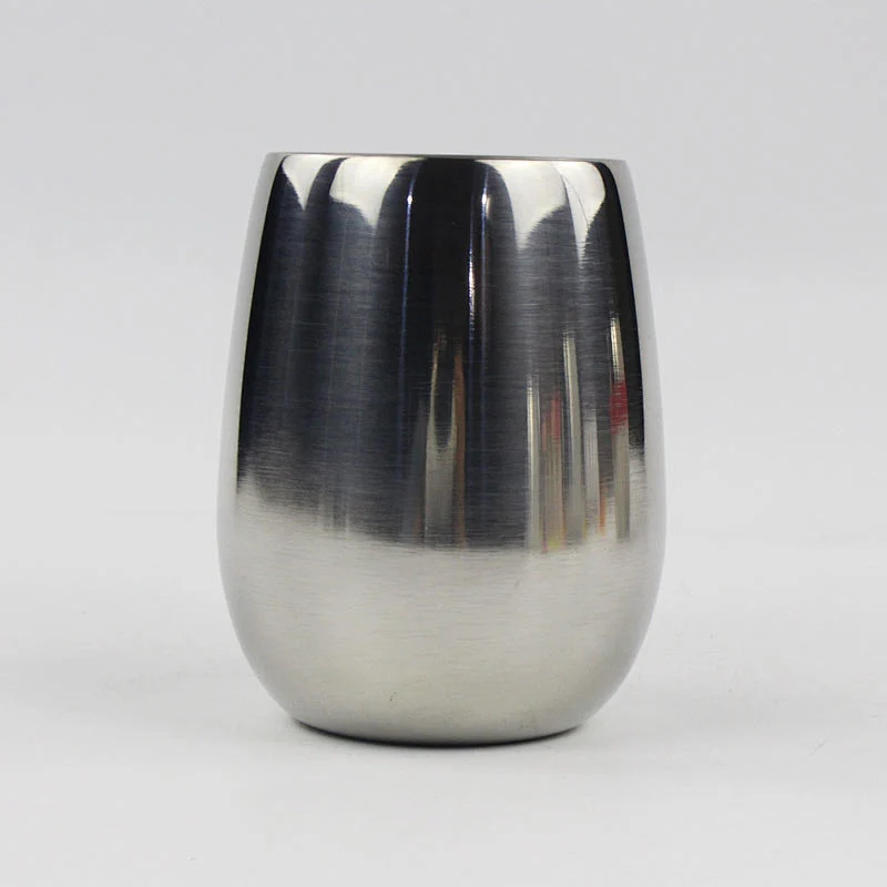 Hot selling stainless steel stemless wine glasses cardboard gift boxes for wine glass