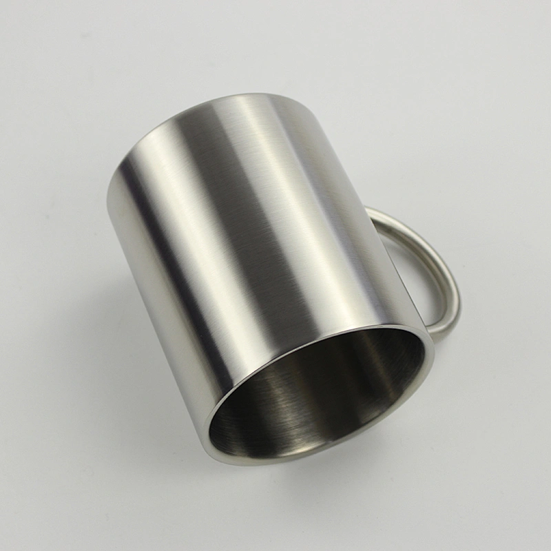 Hot selling wholesale  High quality stainless steel simple office mug with normal handle