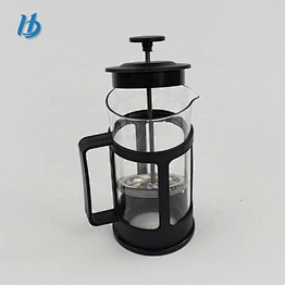 Simple camping coffee pot,glass coffee pot with fancy design customized logo