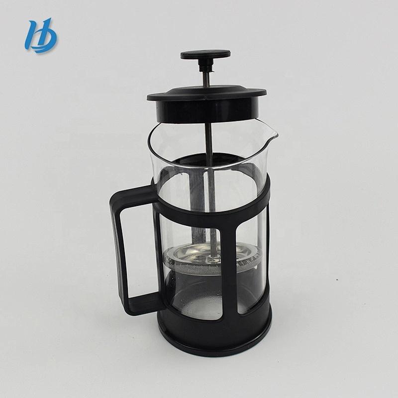 Simple camping coffee pot,glass coffee pot with fancy design customized logo