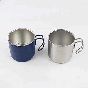 Hot selling wholesale stainless steel coffee cup double wall can design logo vacuum cup steel mug