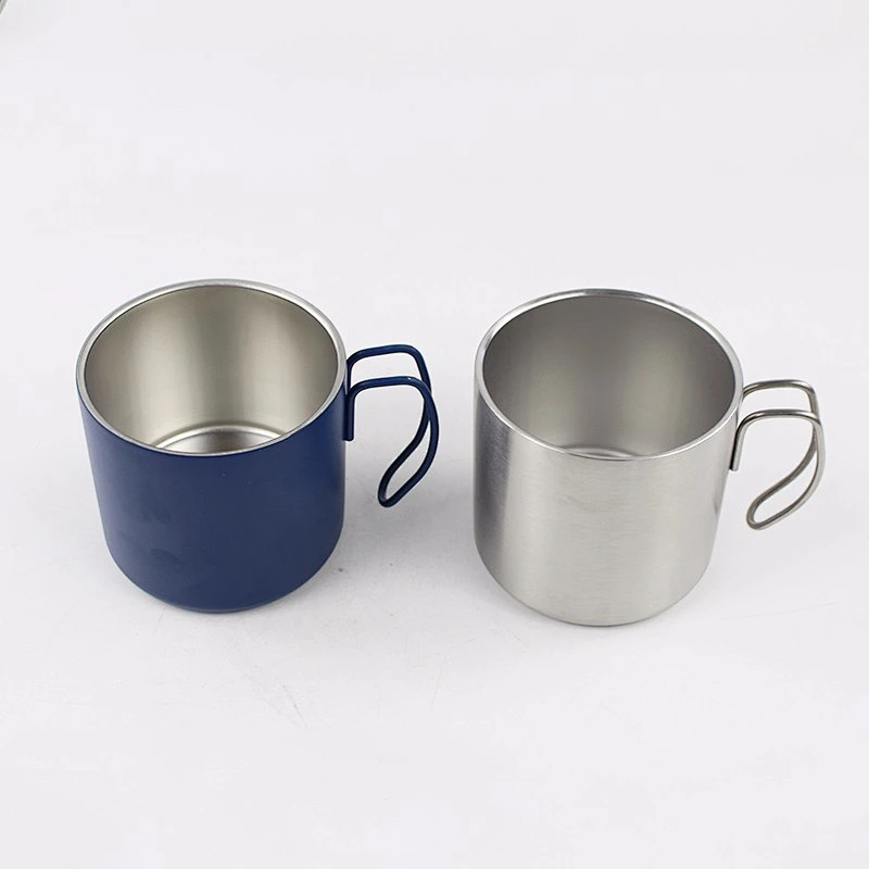 Hot selling wholesale stainless steel coffee cup double wall can design logo vacuum cup steel mug