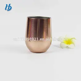 stainless steel cup holder rose gold wine wholesale cup protein wine glasses