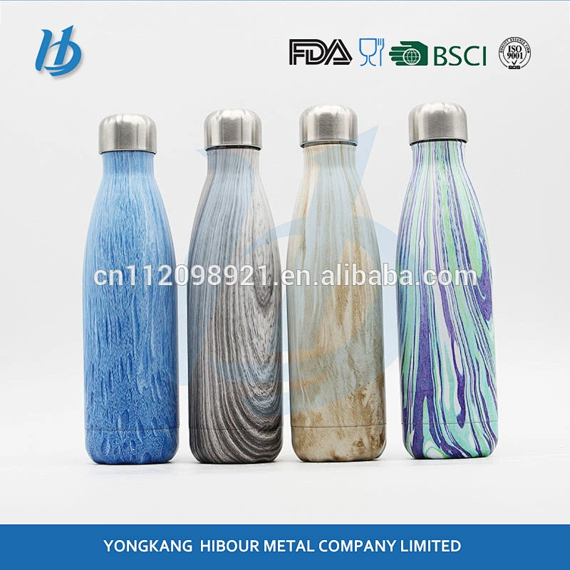 cola shaped stainless steel thermos bottle vacuum bottle, stainless steel vacuum flask