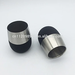 2019 new product stainless steel double wall wine glass whole factory price