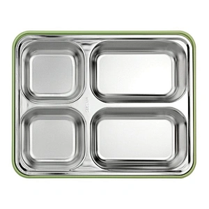 Hot sale nicety silver or colorful lunch box,food grade lunch box for school children