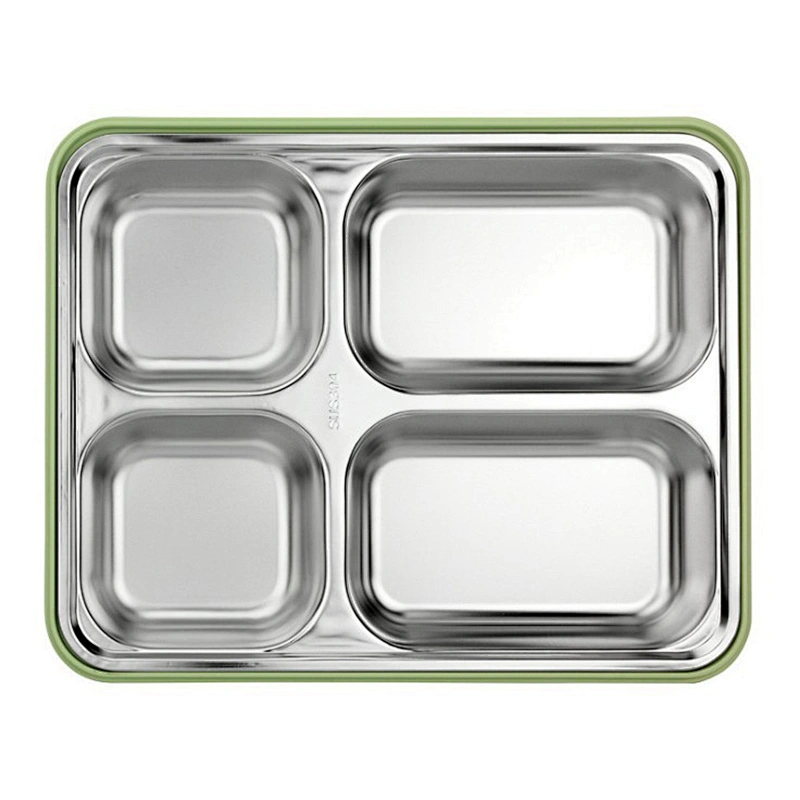 Hot sale nicety silver or colorful lunch box,food grade lunch box for school children