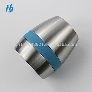 New design stemless stainless steel wine glass,double wall cup wholesale