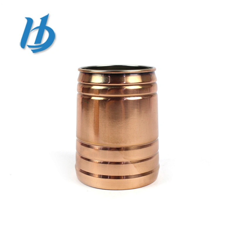 Fashion design custom stainless steel single wall copper mug