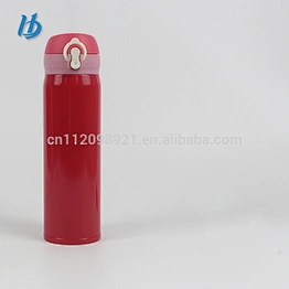 Stainless steel double vacuum insulated thermos flask insulated bounce type outdoor thermos flask