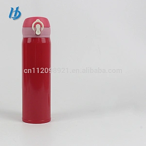 Stainless steel double vacuum insulated thermos flask insulated bounce type outdoor thermos flask