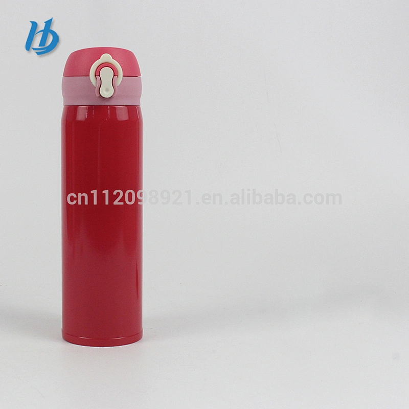 Stainless steel double vacuum insulated thermos flask insulated bounce type outdoor thermos flask