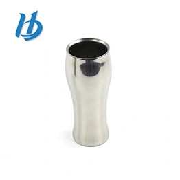 Double wall 304 stainless steel vacuum beer mug with mirror or matte surface insulated S/S wine glasses