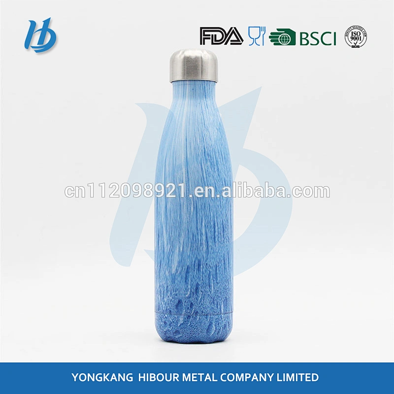 modern innovational 500ml cola shaped stainless steel vacuum flask bottle sport water bottle hot sale on amazon