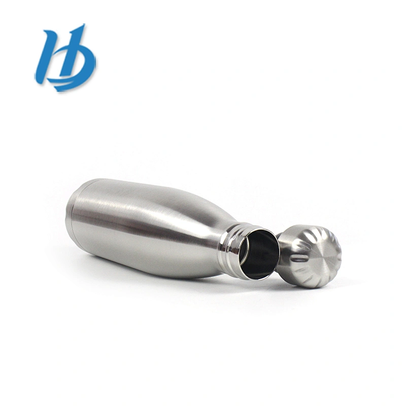 Hot sale flask silver color vacuum thermos water bottle