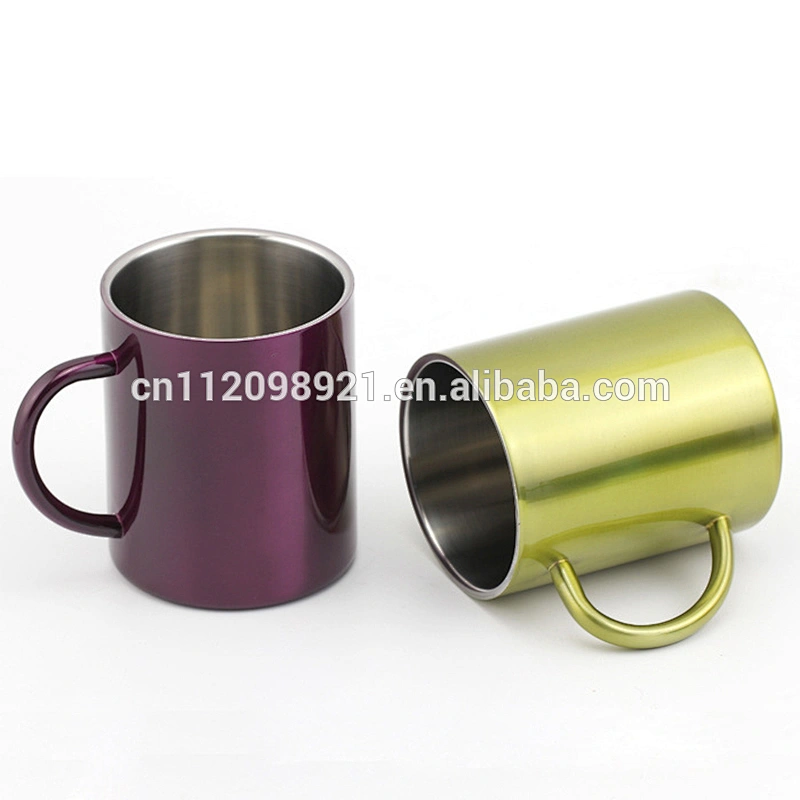 360ml Double Wall Stainless Steel cheap beer mug  Custom printed coffee mug