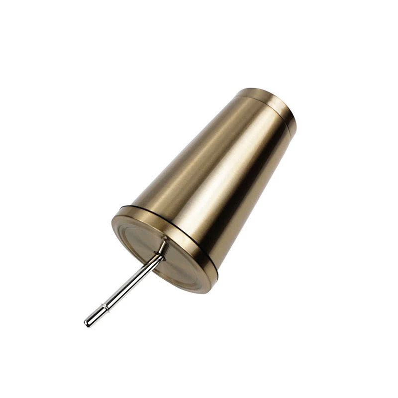 Double wall stainless steel stackable coffee mug/cup stainless steel coffee cup with straw