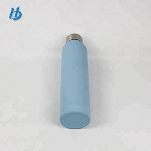 600ml High quality double wall stainless steel thermos bottle tall thin bottle